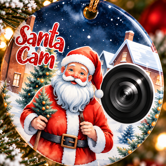 Santa Cam Christmas Bauble – Santa's Watching!