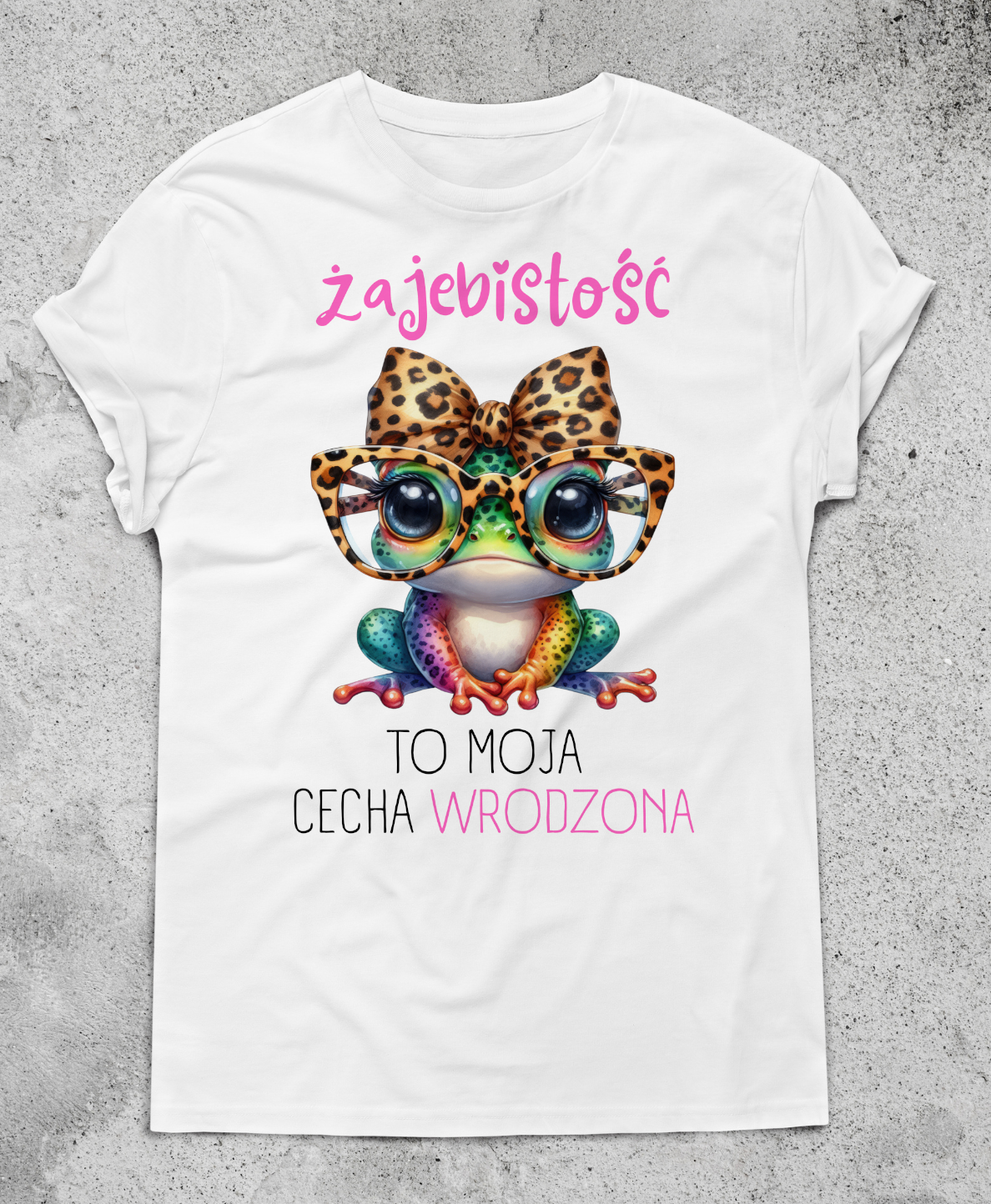 Koszulka Z Źabą Żajebistość