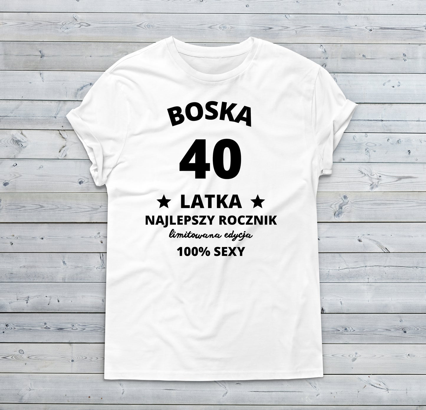Koszulka urodzinowa Boska