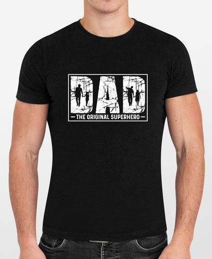 Best Dad Ever black T-shirt for men