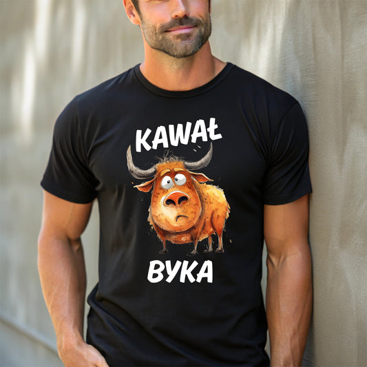 Funny Kawał Byka Polish men's cotton T-shirt
