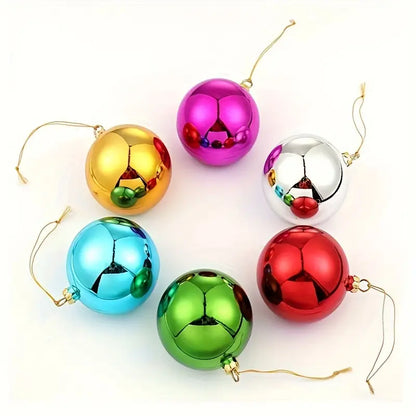 Personalised Christmas baubles available in six colours